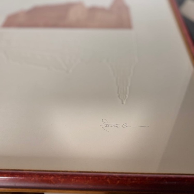 Zestaw grafika architektoniczna, Joseph Robers, blind embossing, Niemcy, XX w