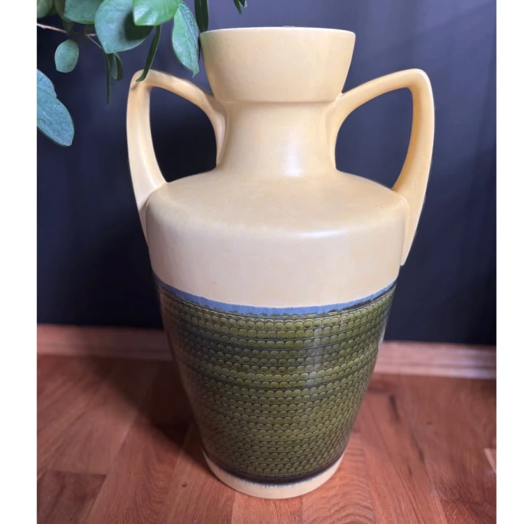 Monumentalny wazon West Germany 45 cm, ceramika artystyczna, lata 60.