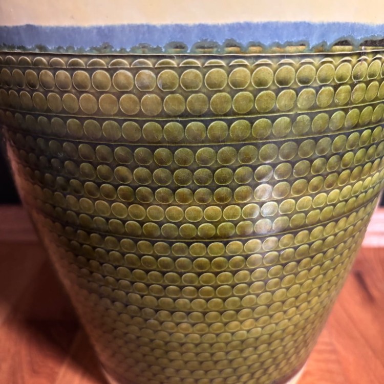 Monumentalny wazon West Germany 45 cm, ceramika artystyczna, lata 60.