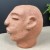 Ręcznie wykonana ceramiczna głowa terakota rzeźba artystyczn